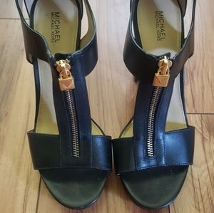 Michael Kors T-Strap Platform Dress Sandals